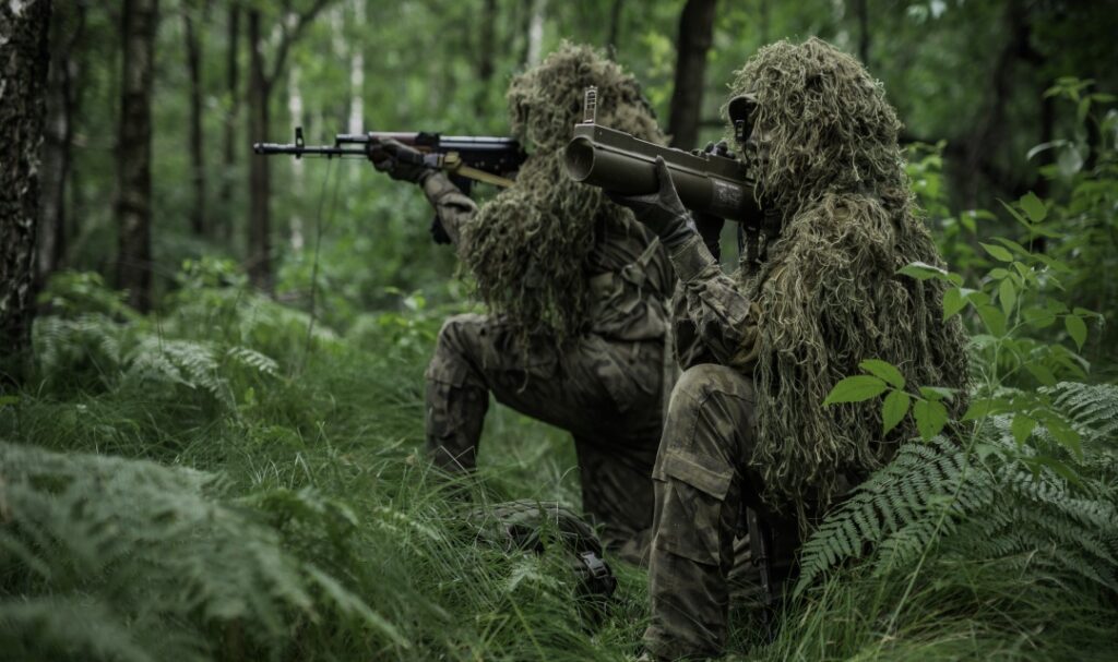 サマーセール35%オフ 実物 イギリス軍 ギリースーツ ギリーフード 英軍